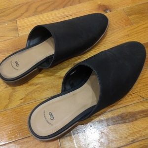 Black slip on Gap shoes